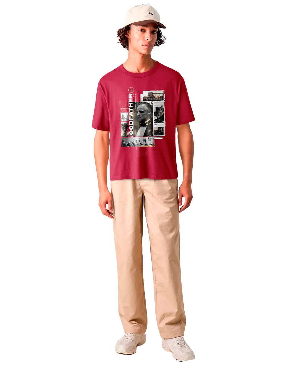 Playera El padrino cuello redondo para hombre 4