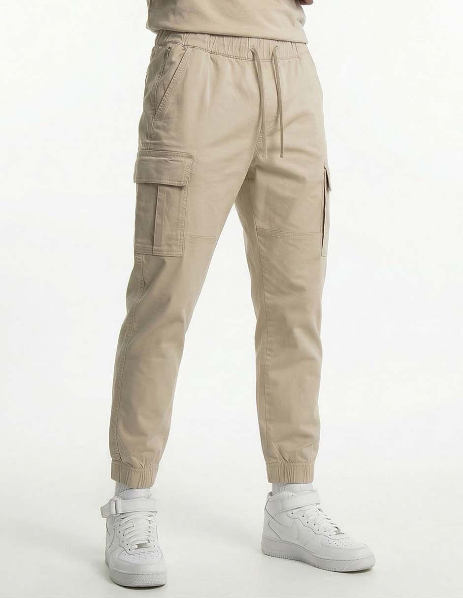 Pantalón casual jogger regular de algodón para hombre Pantalón casual jogger regular de algodón para hombre