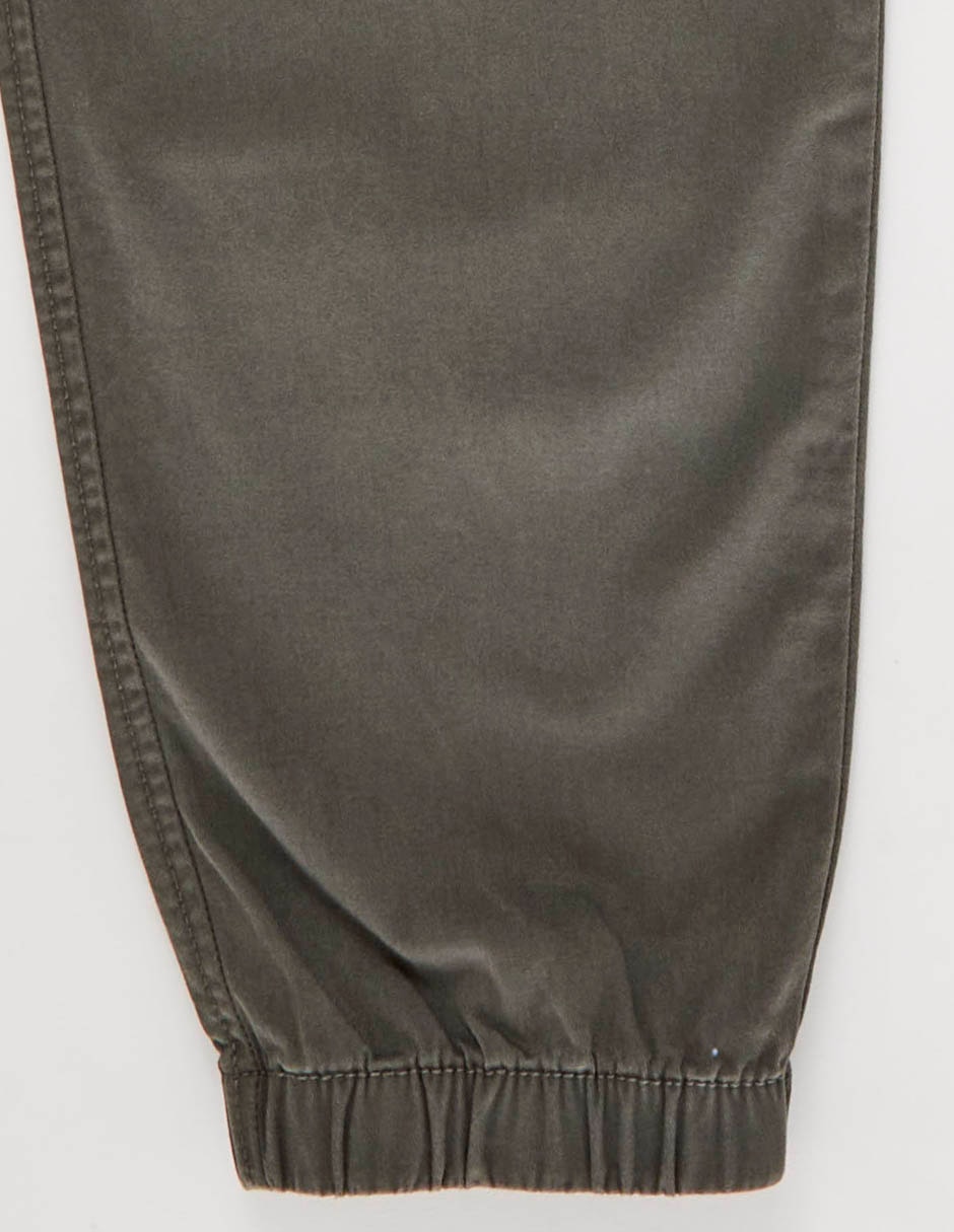 Pantalón jogger regular de algodón para hombre 6