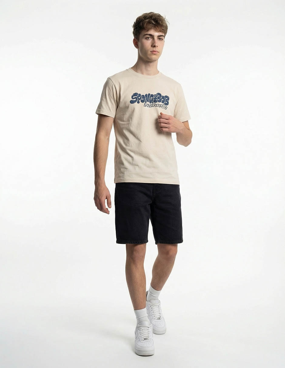 Playera Spongebob? Squarepants cuello redondo para hombre 3