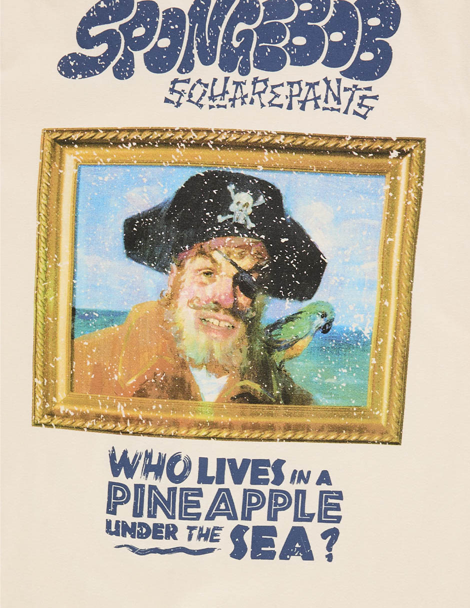Playera Spongebob? Squarepants cuello redondo para hombre 7