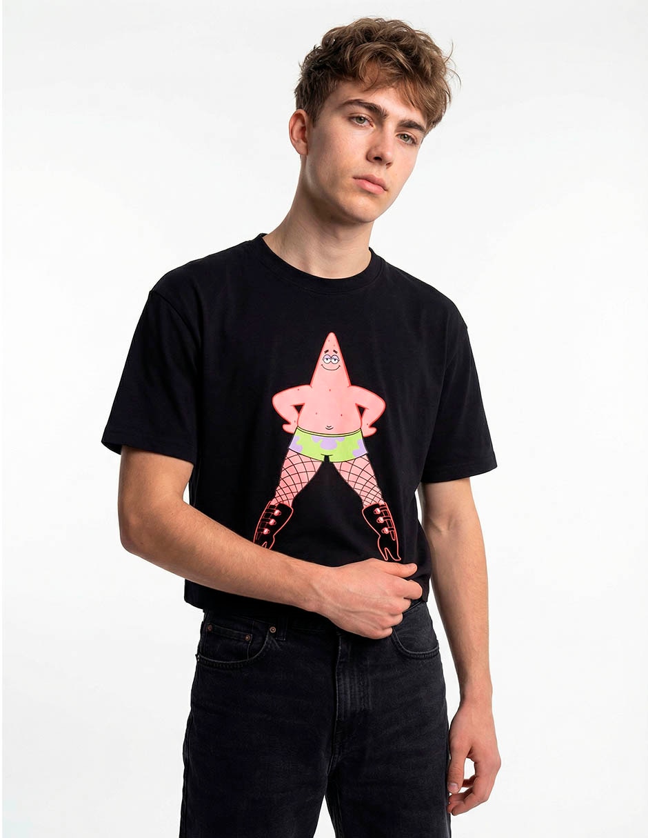 Playera Patricio Estrella cuello redondo para hombre Playera Patricio Estrella cuello redondo para hombre