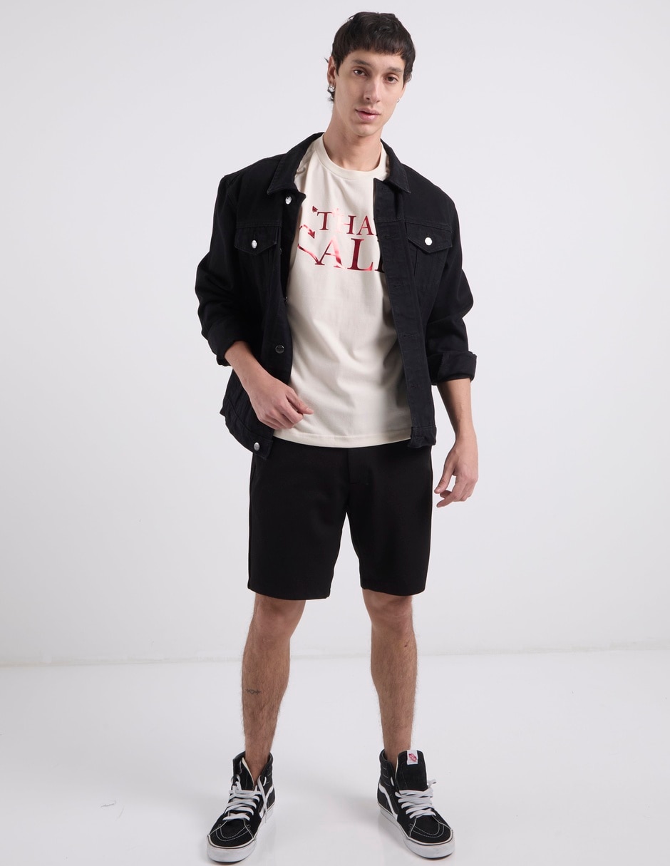 Playera El diablo viste a la moda cuello redondo para hombre 3