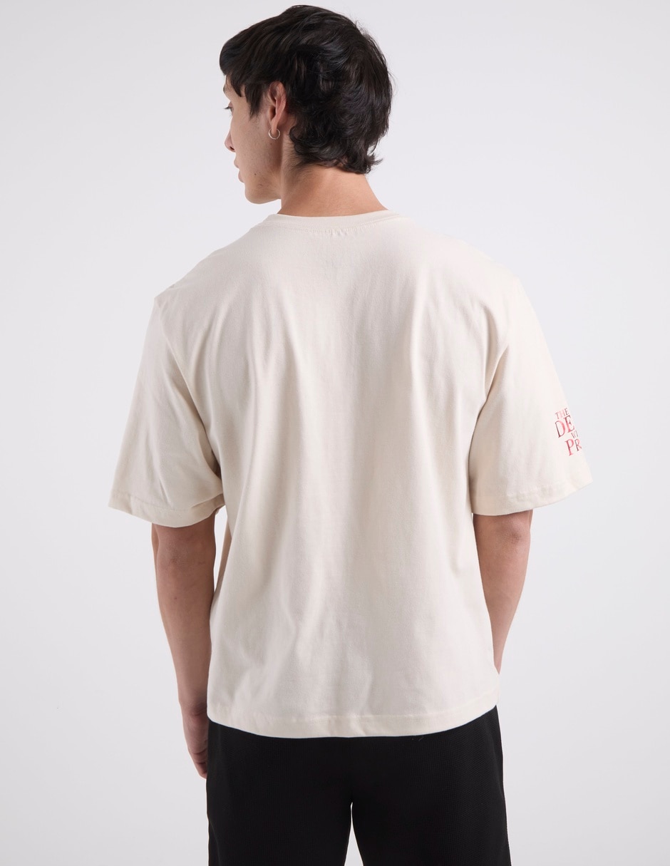 Playera El diablo viste a la moda cuello redondo para hombre 6