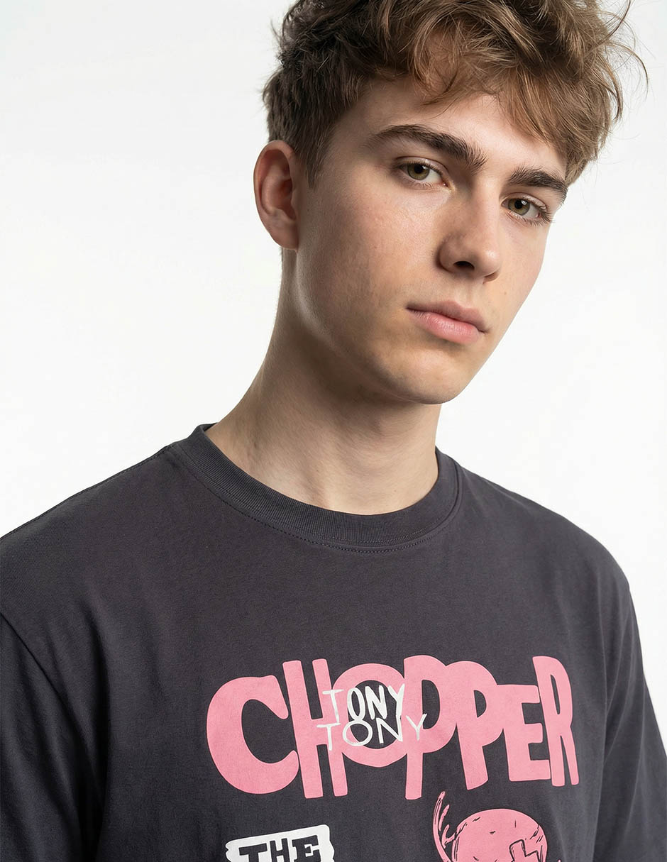 Playera One Piece Tony Tony Chopper cuello redondo para hombre 4