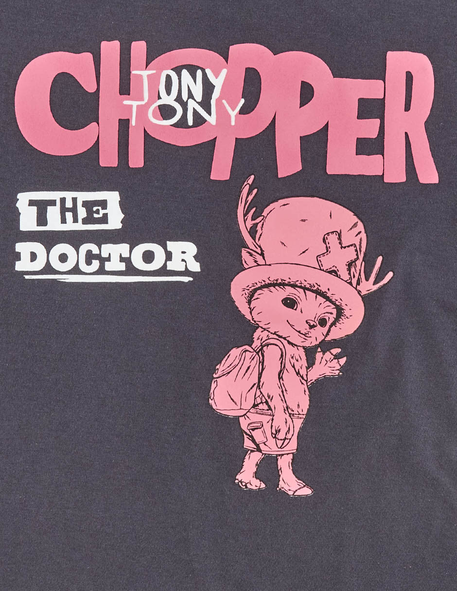 Playera One Piece Tony Tony Chopper cuello redondo para hombre 5