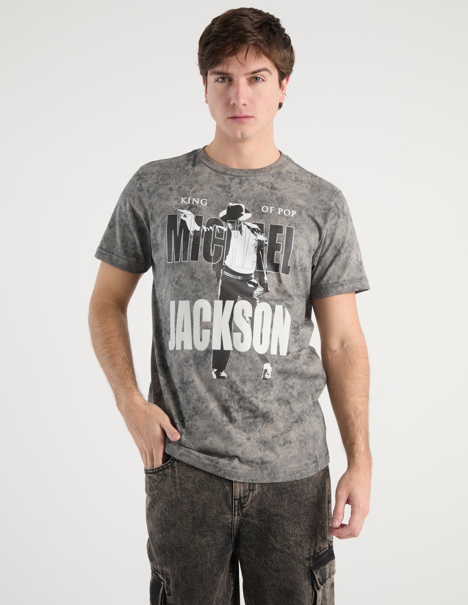 Playera Michael Jackson cuello redondo para hombre