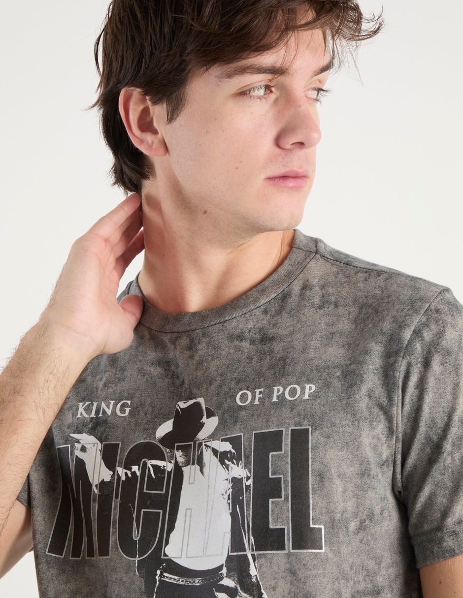 Playera Michael Jackson cuello redondo para hombre 4