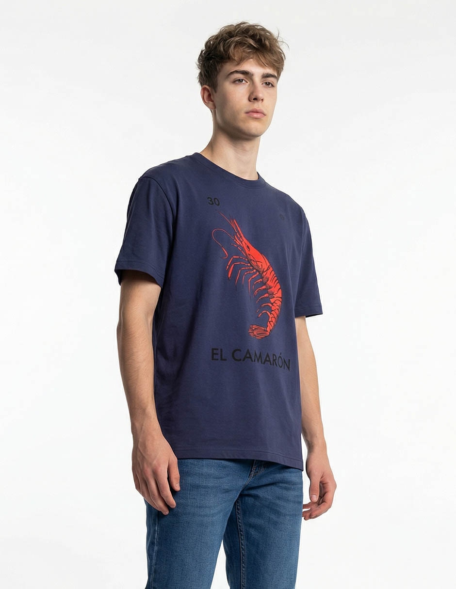Playera cuello redondo para hombre