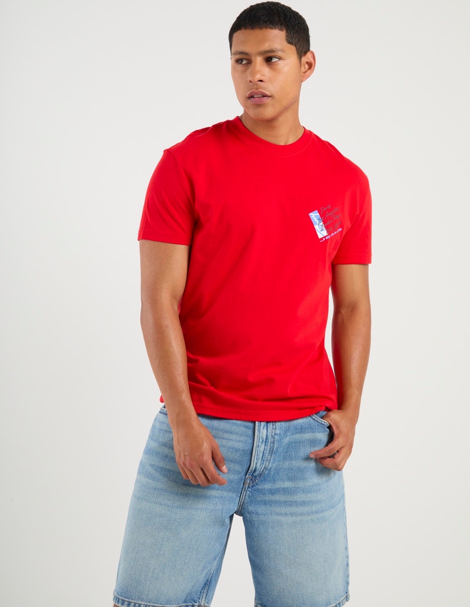 Playera cuello redondo para hombre