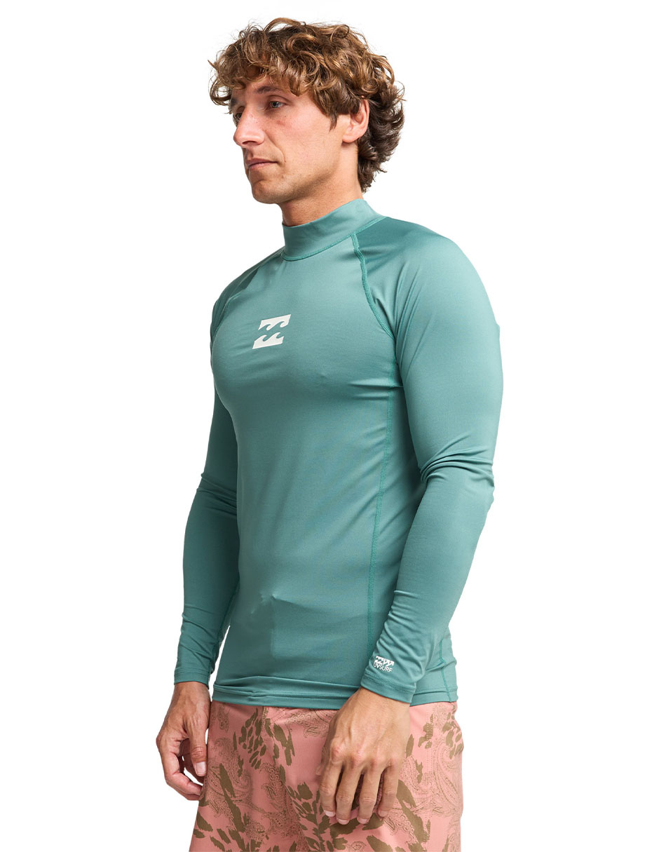 Playera Waves All Day cuello alto para hombre
