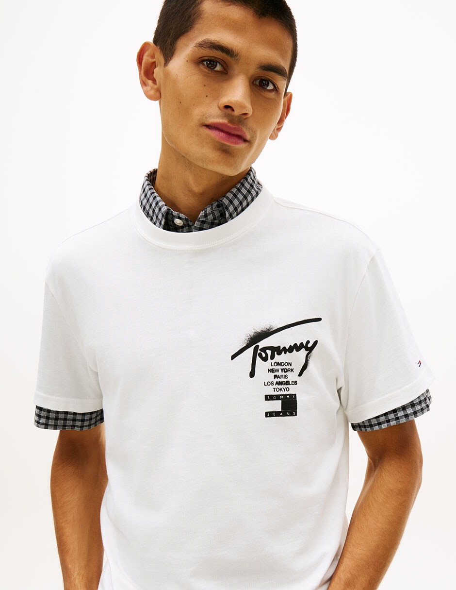 Playera Signature cuello redondo para hombre 2