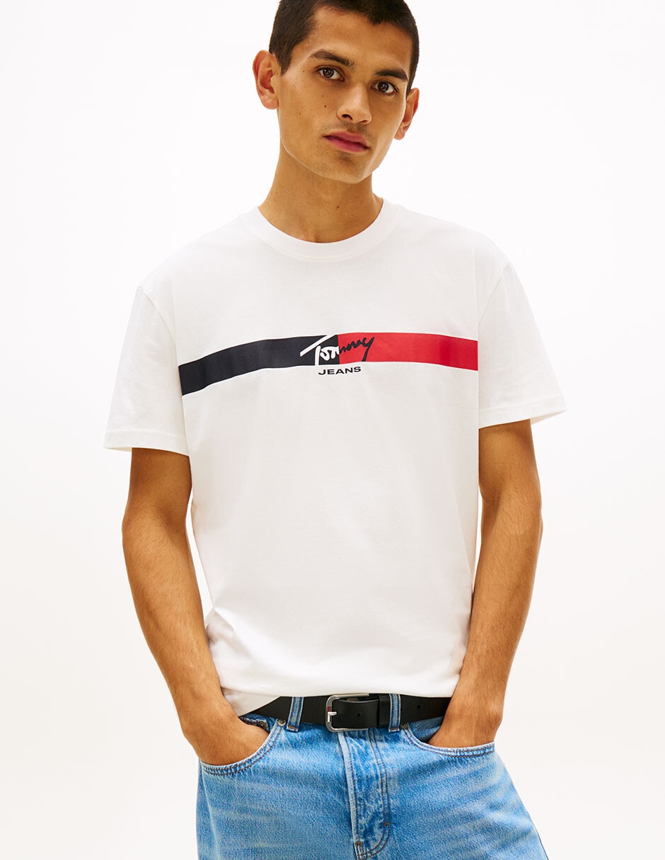 Playera cuello redondo para hombre