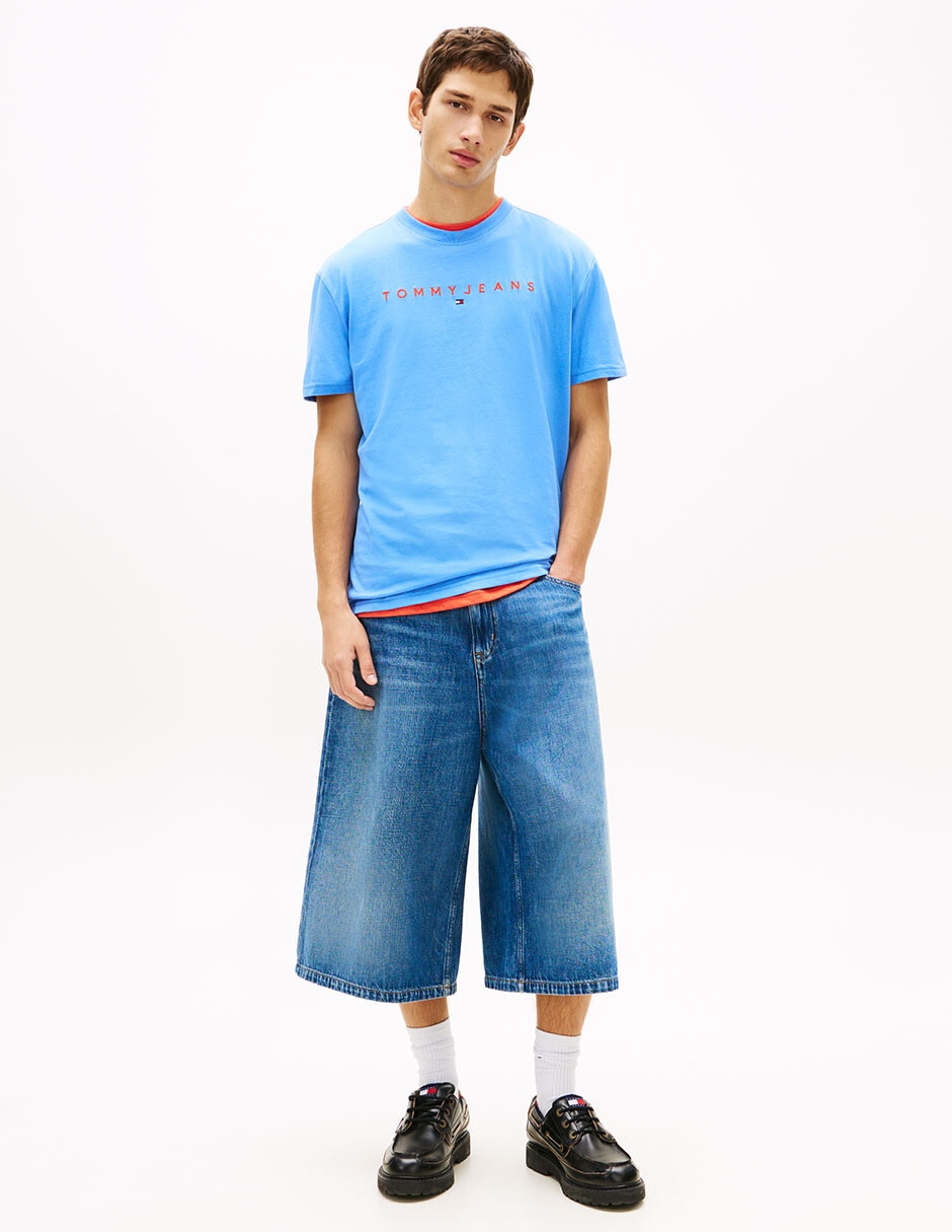 Playera Linear cuello redondo para hombre 3