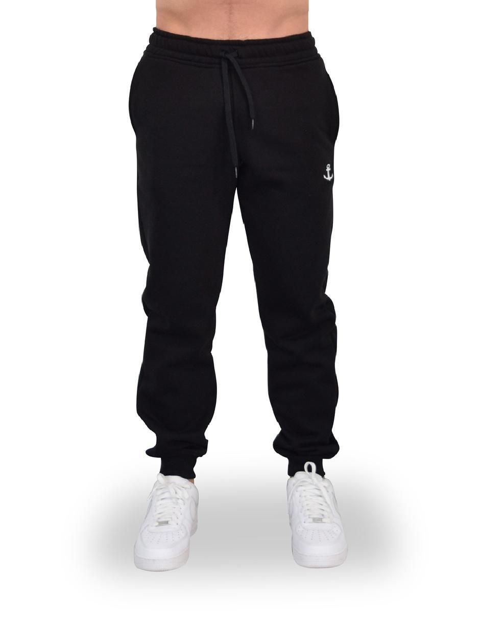 Jogger regular Chillout Fleece estampado logo con bolsillos para hombre 3