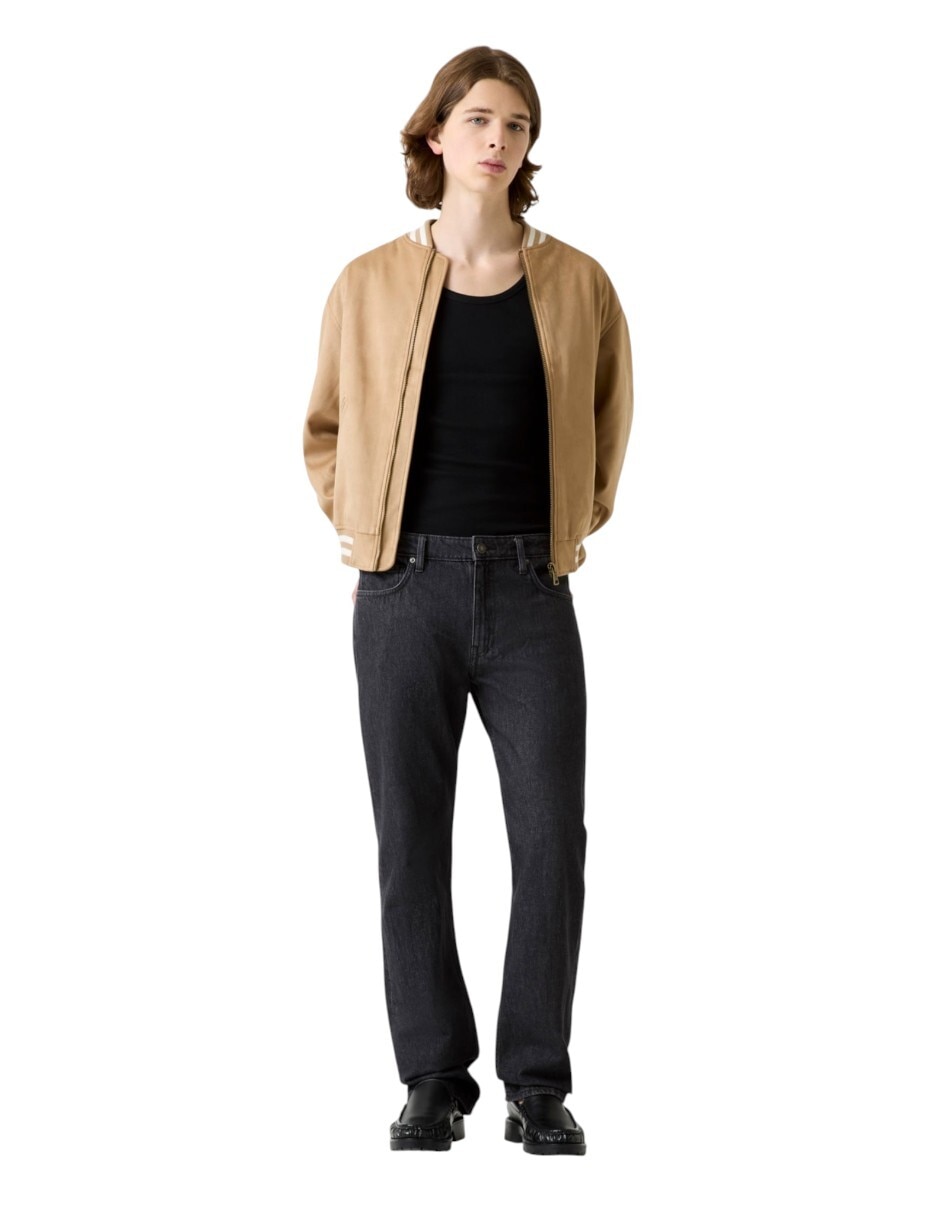 Jeans relaxed straight Guess lavado obscuro para hombre 4