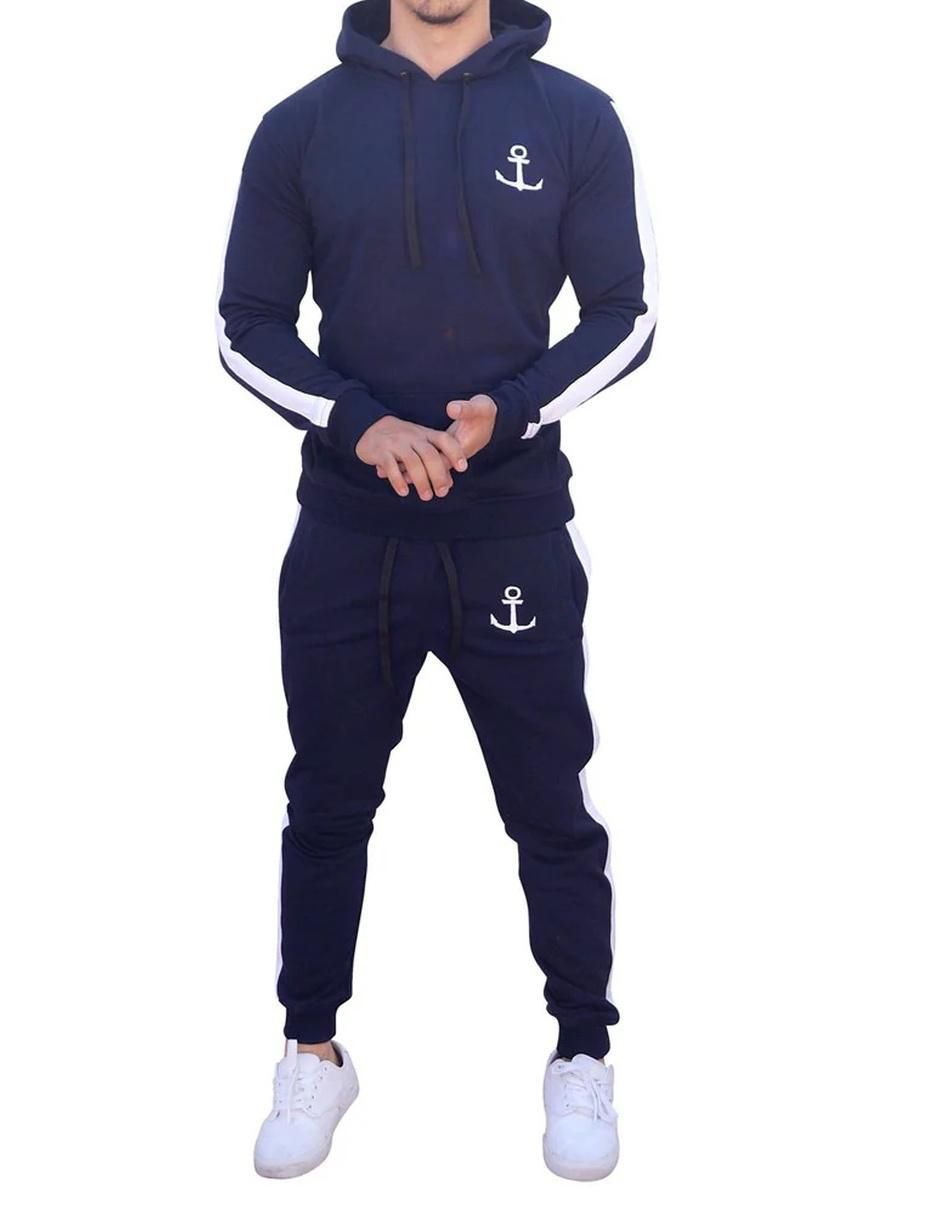 Conjunto deportivo ajustado con jareta para hombre