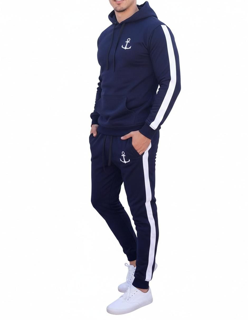 "conjunto deportivo" ajustado john leopard "con" jareta "para" hombre
