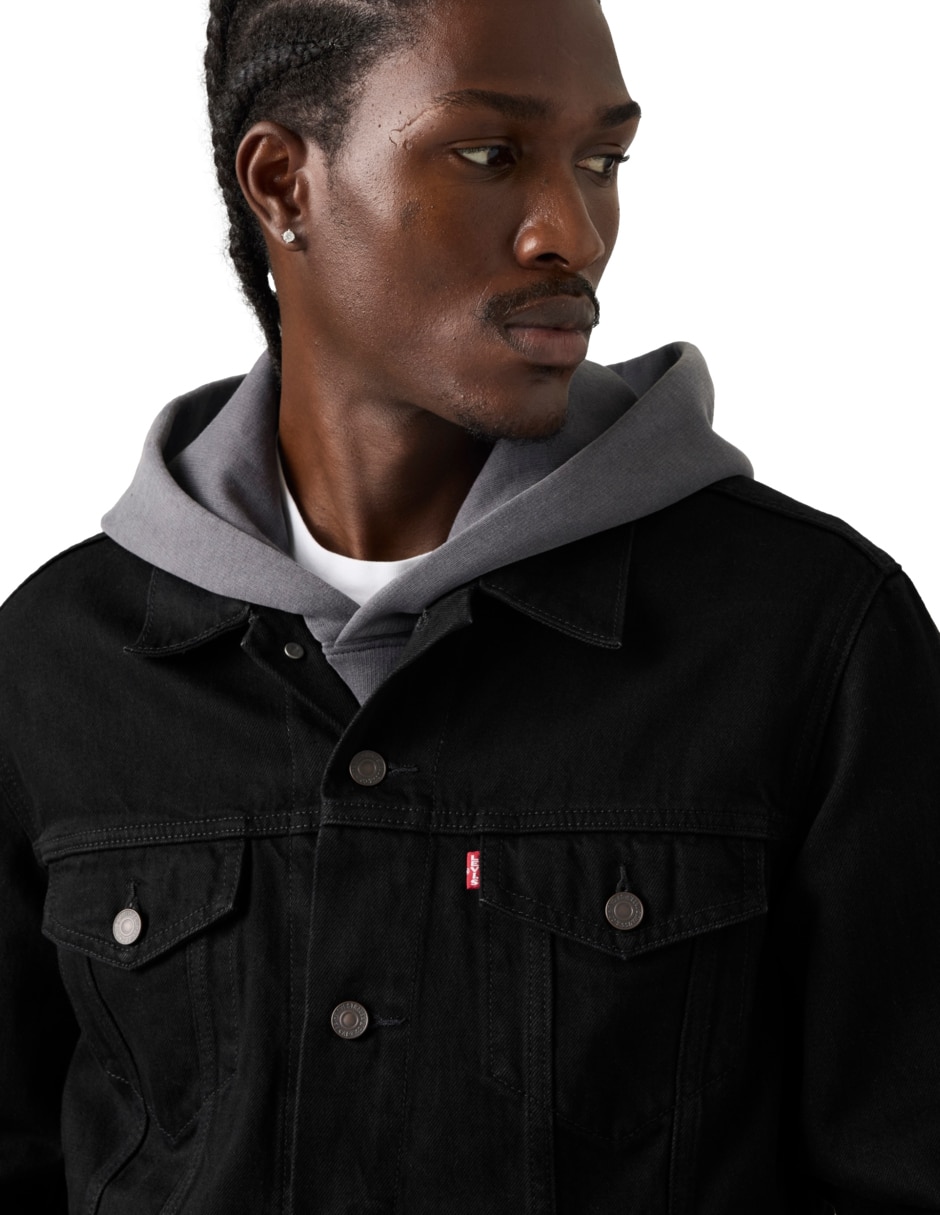 Chamarra casual con bolsillos para hombre 4