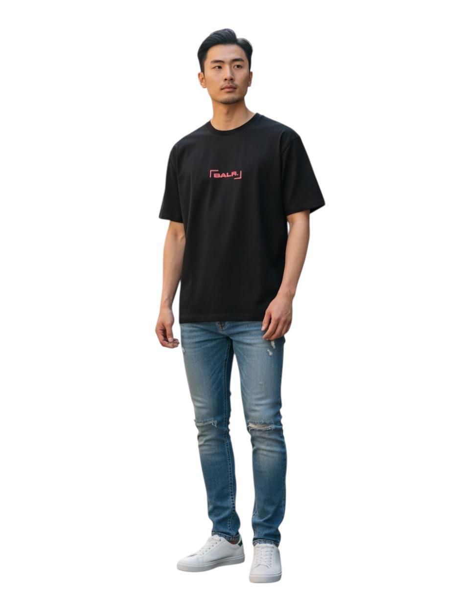 Playera End to End Box cuello redondo para hombre 3