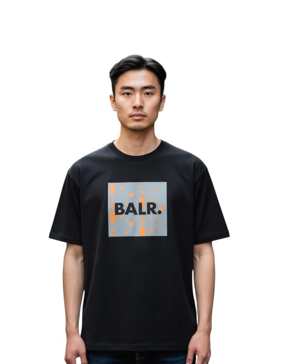 Playera Repeat Box cuello redondo para hombre