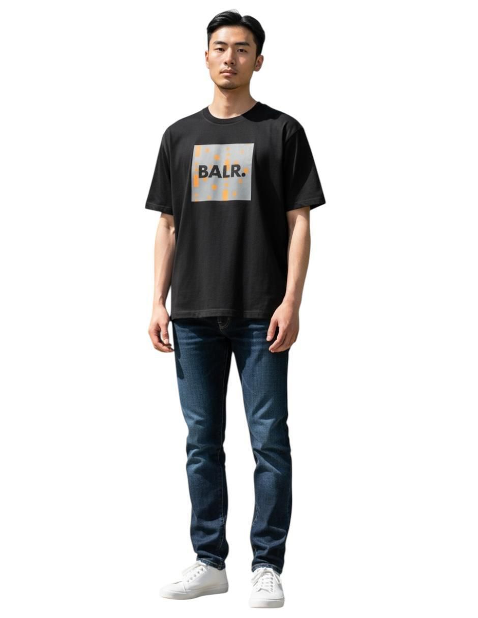 Playera Repeat Box cuello redondo para hombre 3