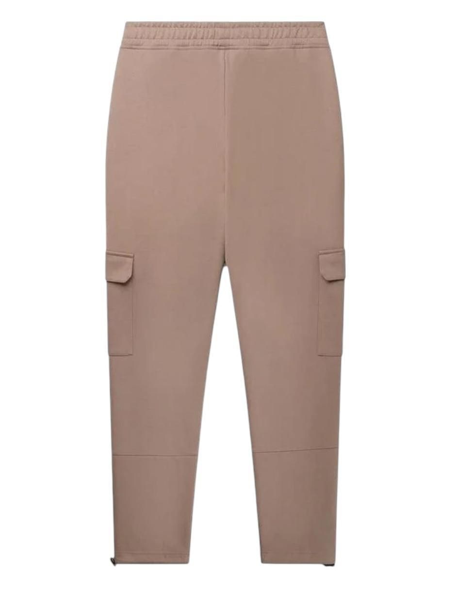 Pants regular con elástico para hombre 4