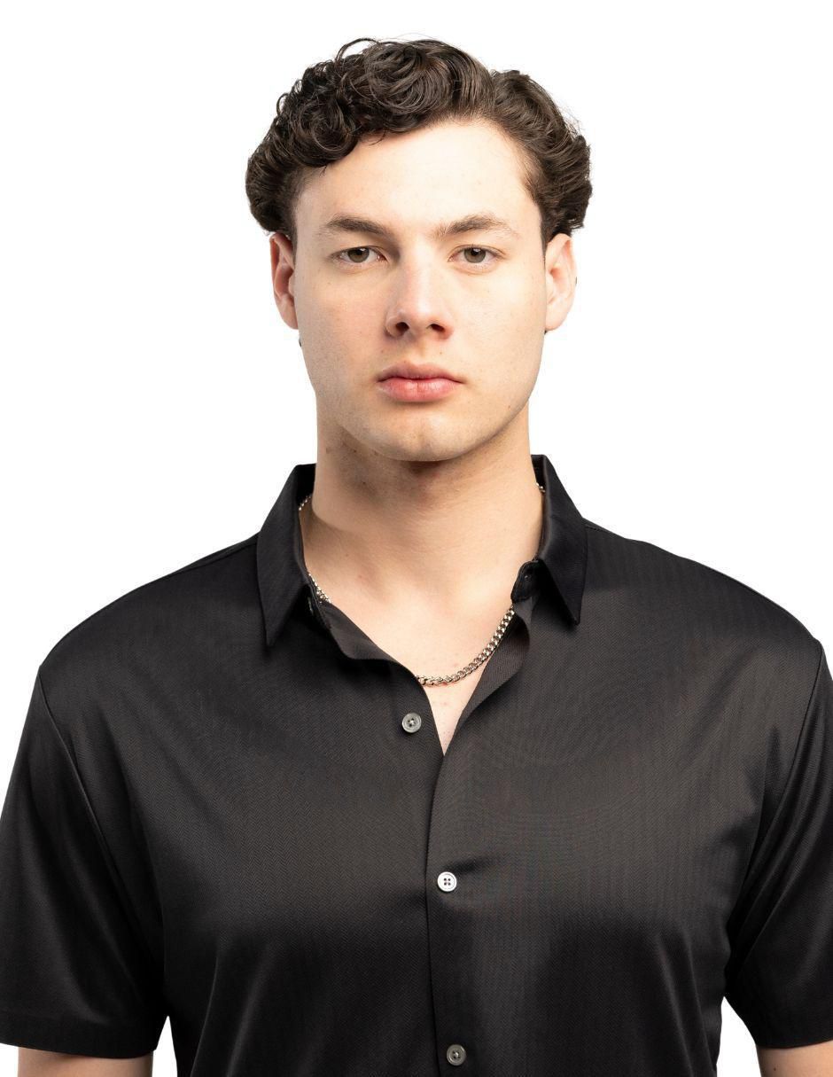 Camisa casual manga corta para hombre 2