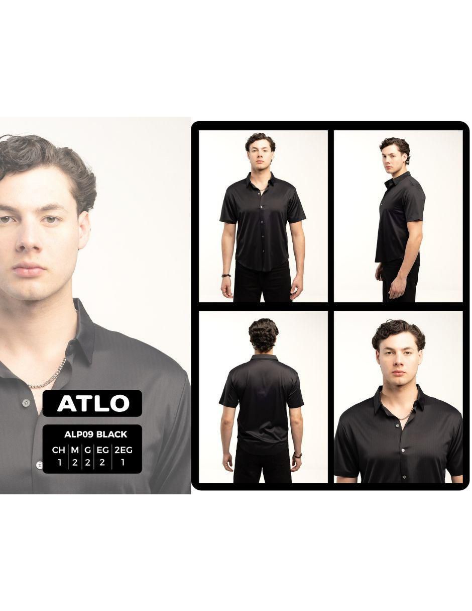 Camisa casual manga corta para hombre 3